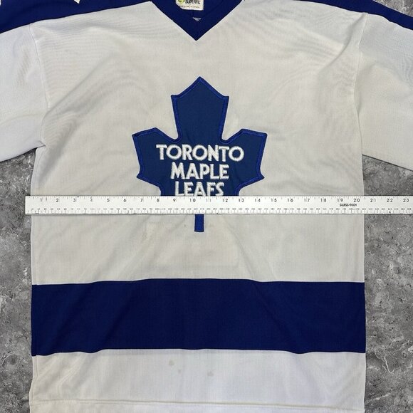 Vintage Toronto Maple Leafs Maska Superfil #2 Jersey Size M  NHL Hockey - Picture 6 of 7